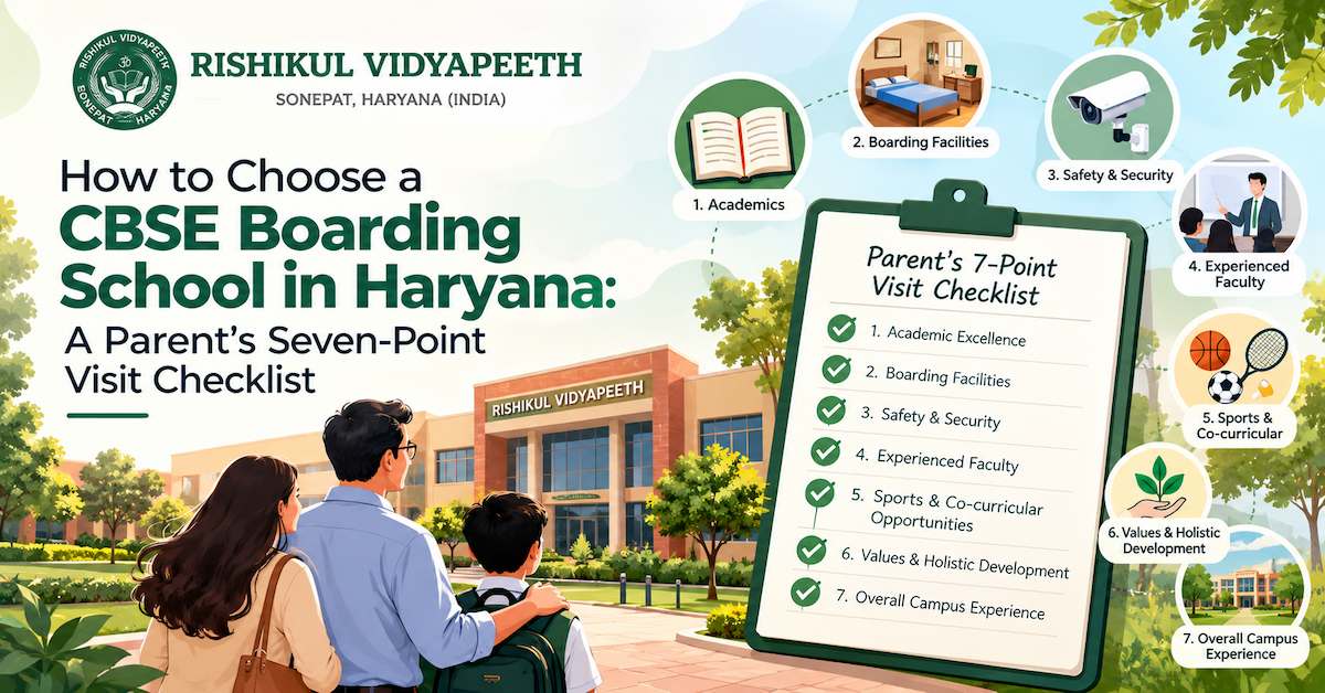 How to Choose a CBSE Boarding School in Haryana: A Parent's Seven-Point Visit Checklist
